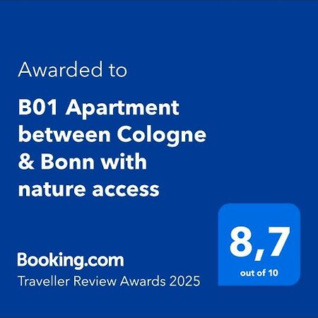 B01 Apartment Between Cologne & Bonn With Nature Access Troisdorf Dış mekan fotoğraf